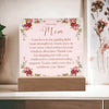 Gifts for Mom: Acrylic Square Plaque - Whatever You Like Shop