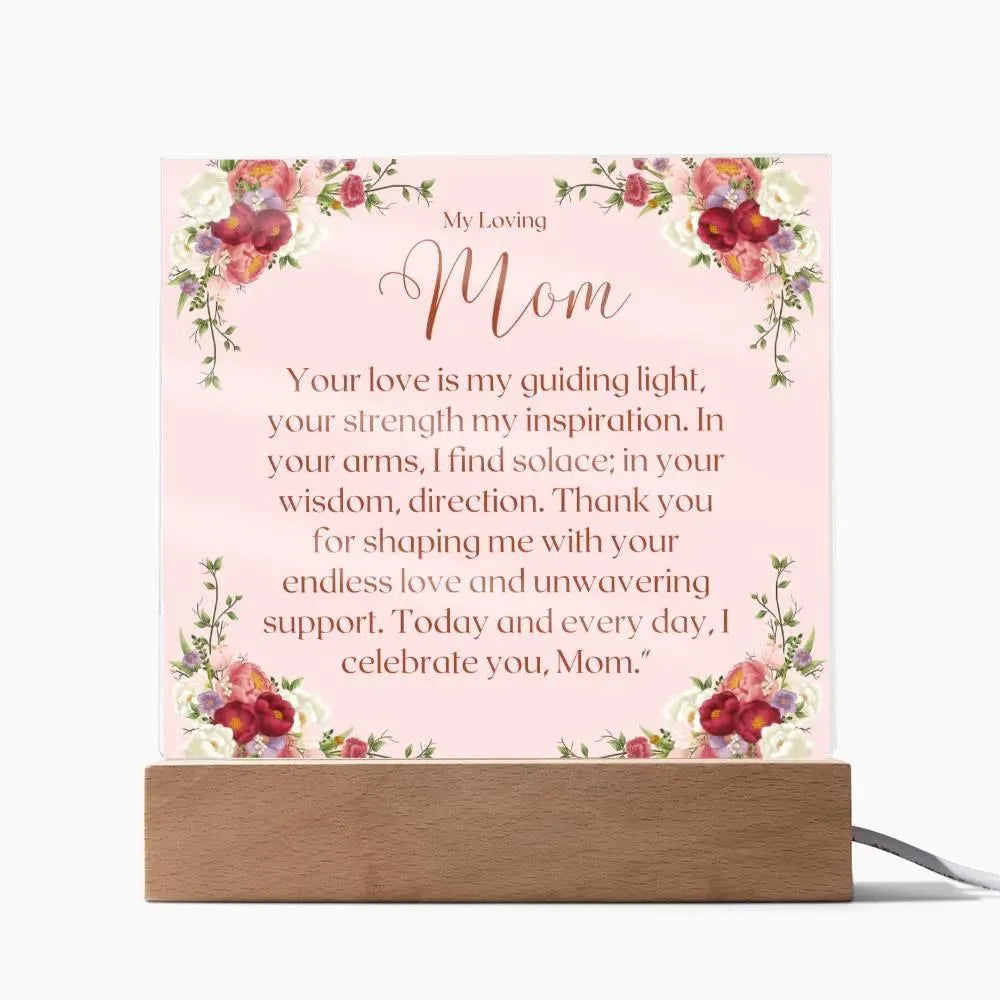 Gifts for Mom: Acrylic Square Plaque - Whatever You Like Shop