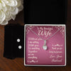 Gifts for Wife: Dazzling Allure Necklace and Earring Set - Whatever You Like Shop