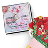 Gifts for Wife: Eternal Love Necklace and Bouquet Bundle - Whatever You Like Shop