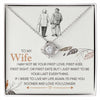 Gifts for Wife: I Just Want To Be Your Last Everything - Love Knot Necklace - Whatever You Like Shop