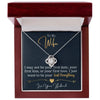 Gifts for Wife: I Want To Be Your Everything - Love Knot Necklace - Whatever You Like Shop