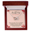 Gifts for Wife: Personalized Interlocking Hearts Necklace - Whatever You Like Shop