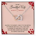 Interlocking Hearts Necklace | Beautiful Wife - Whatever You Like Shop