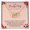 Gifts for Wife: Personalized Interlocking Hearts Necklace - Whatever You Like Shop