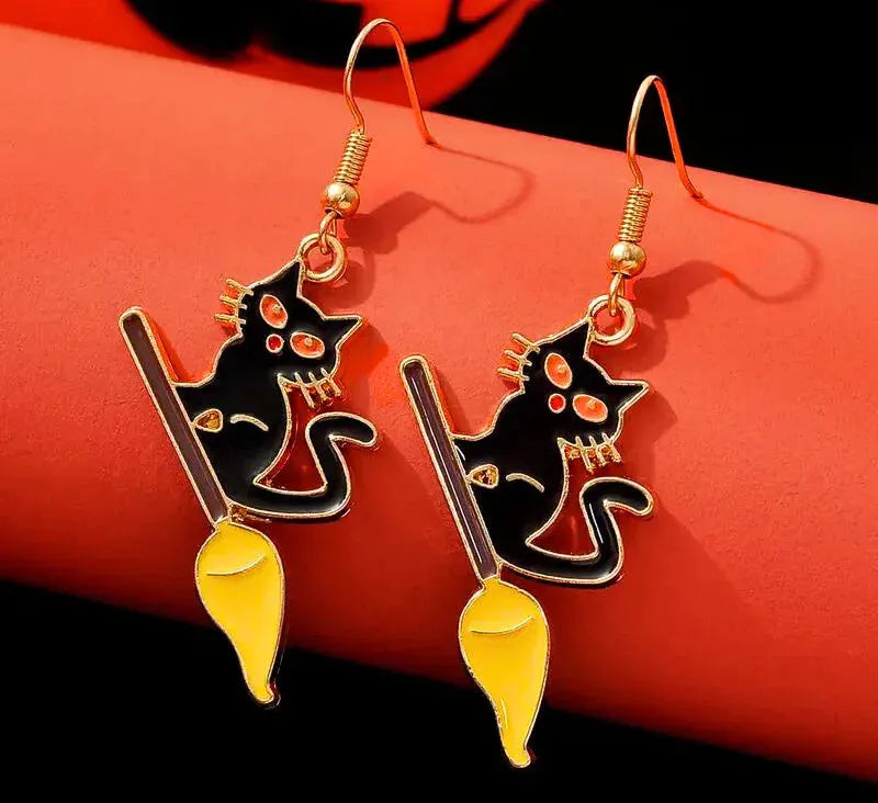 Halloween Themed Drop Earrings - Whatever You Like Shop