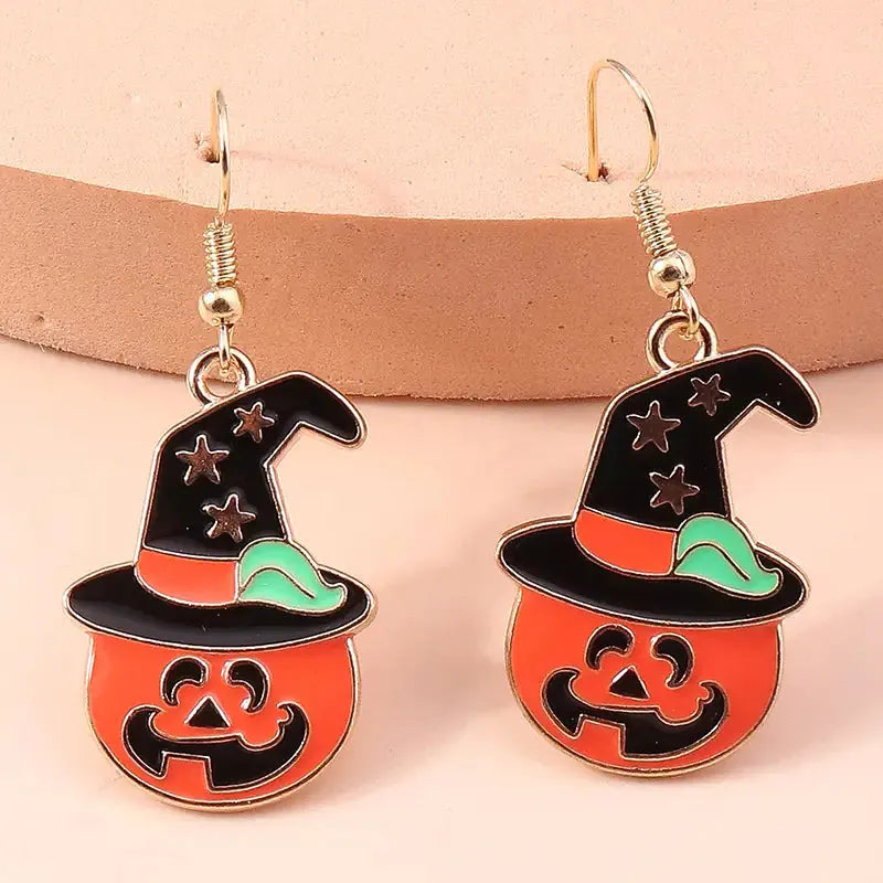 Halloween Themed Drop Earrings - Whatever You Like Shop