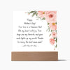 Happy Mother's Day Acrylic Square Plaque - Whatever You Like Shop