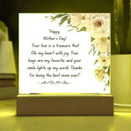 Happy Mother's Day Acrylic Square Plaque - Whatever You Like Shop