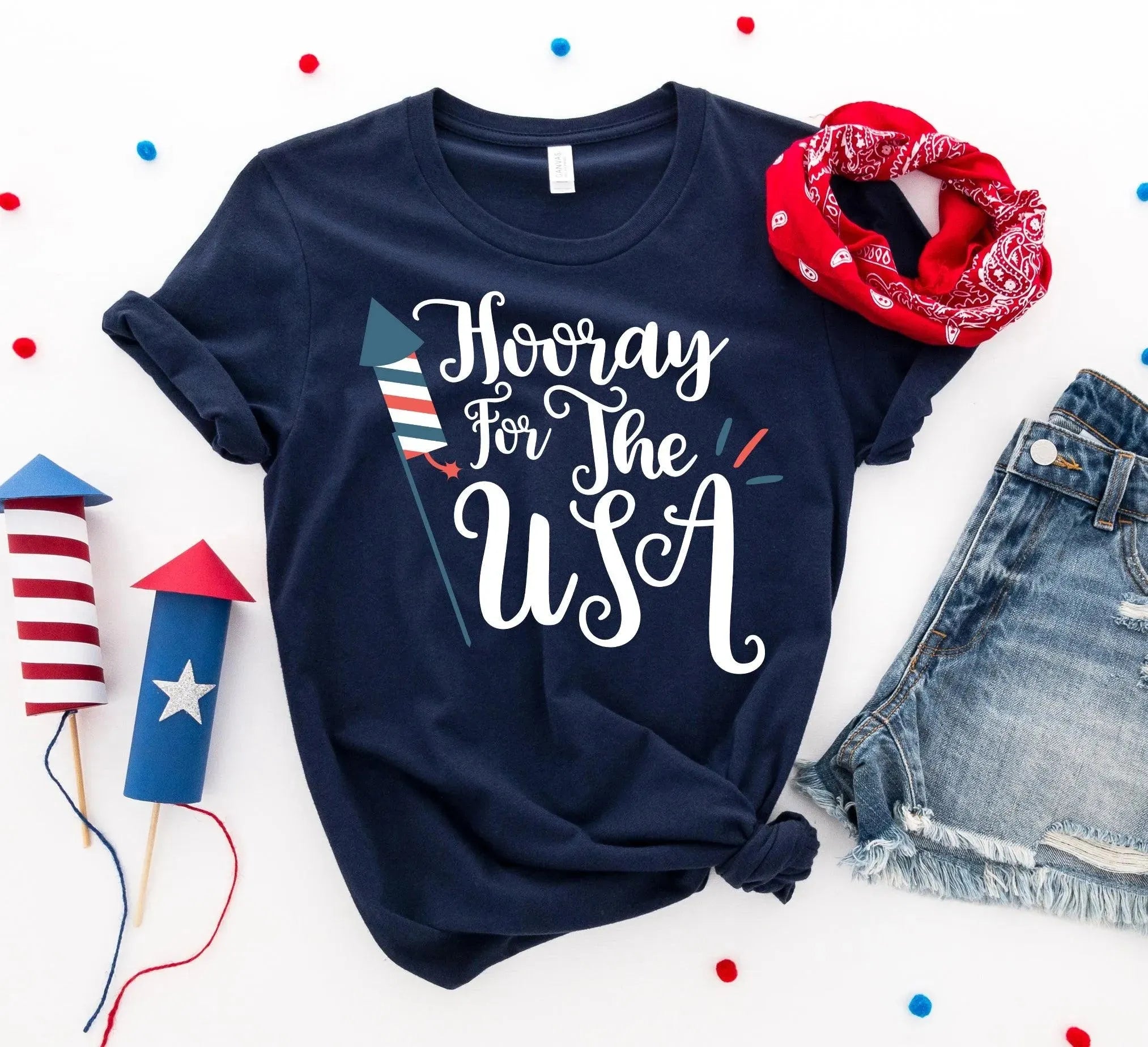 Hooray for the USA T-shirt - Whatever You Like Shop