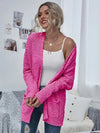 Hot Pink Knit Open Cardigan - Whatever You Like Shop