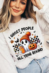 I Ghost People Graphic Fleece Sweatshirts - Whatever You Like Shop