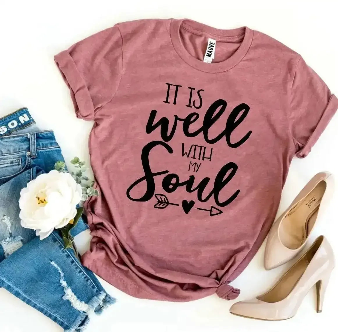 It is Well with my Soul T-Shirt - Whatever You Like Shop