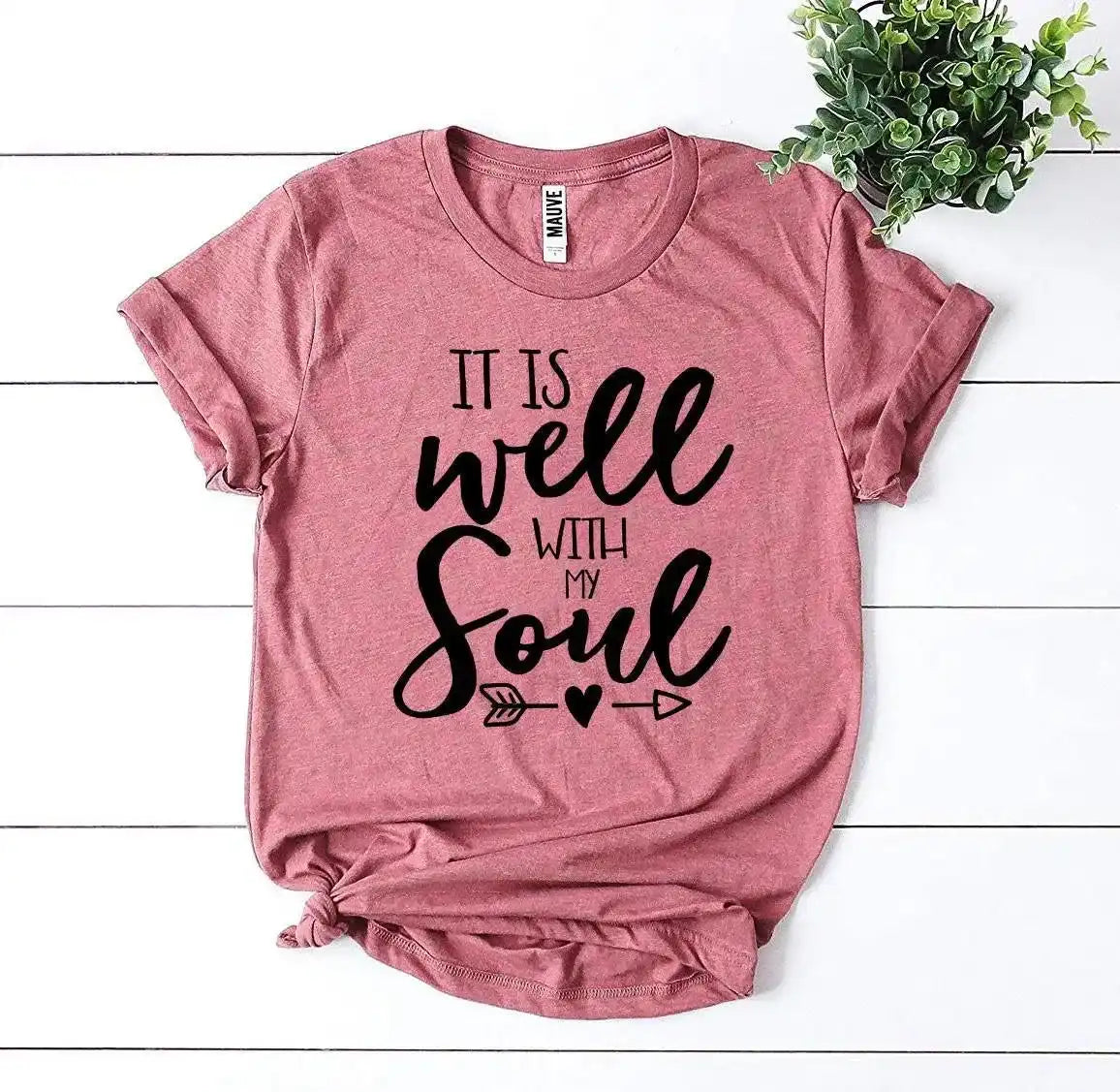 It is Well with my Soul Bella Canvas T-Shirt-Delivered in 8 Days - Whatever You Like Shop