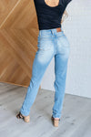 Judy Blue Denim Aiden High Rise Patch Pocket Distressed Boyfriend Jeans - Whatever You Like Shop