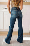 Judy Blue Denim Cassandra High Rise Control Top Distressed Flare Jeans - Whatever You Like Shop