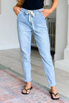 Judy Blue Denim Cooper High Rise Vintage Denim Jogger - Whatever You Like Shop