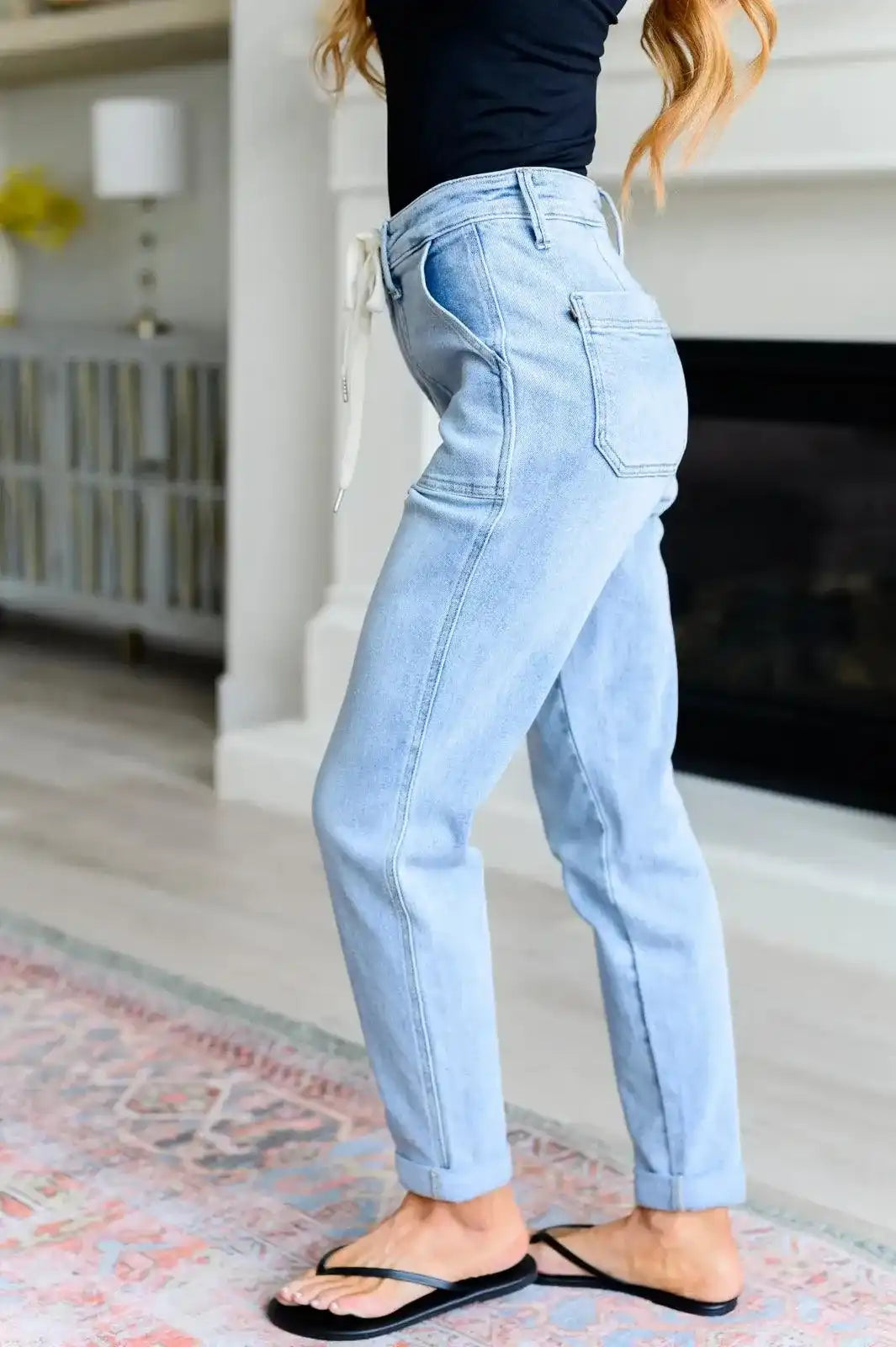 Judy Blue Denim Cooper High Rise Vintage Denim Jogger - Whatever You Like Shop
