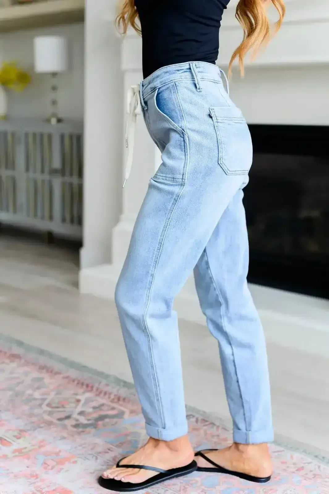 Judy Blue Denim Cooper High Rise Vintage Denim Jogger - Whatever You Like Shop