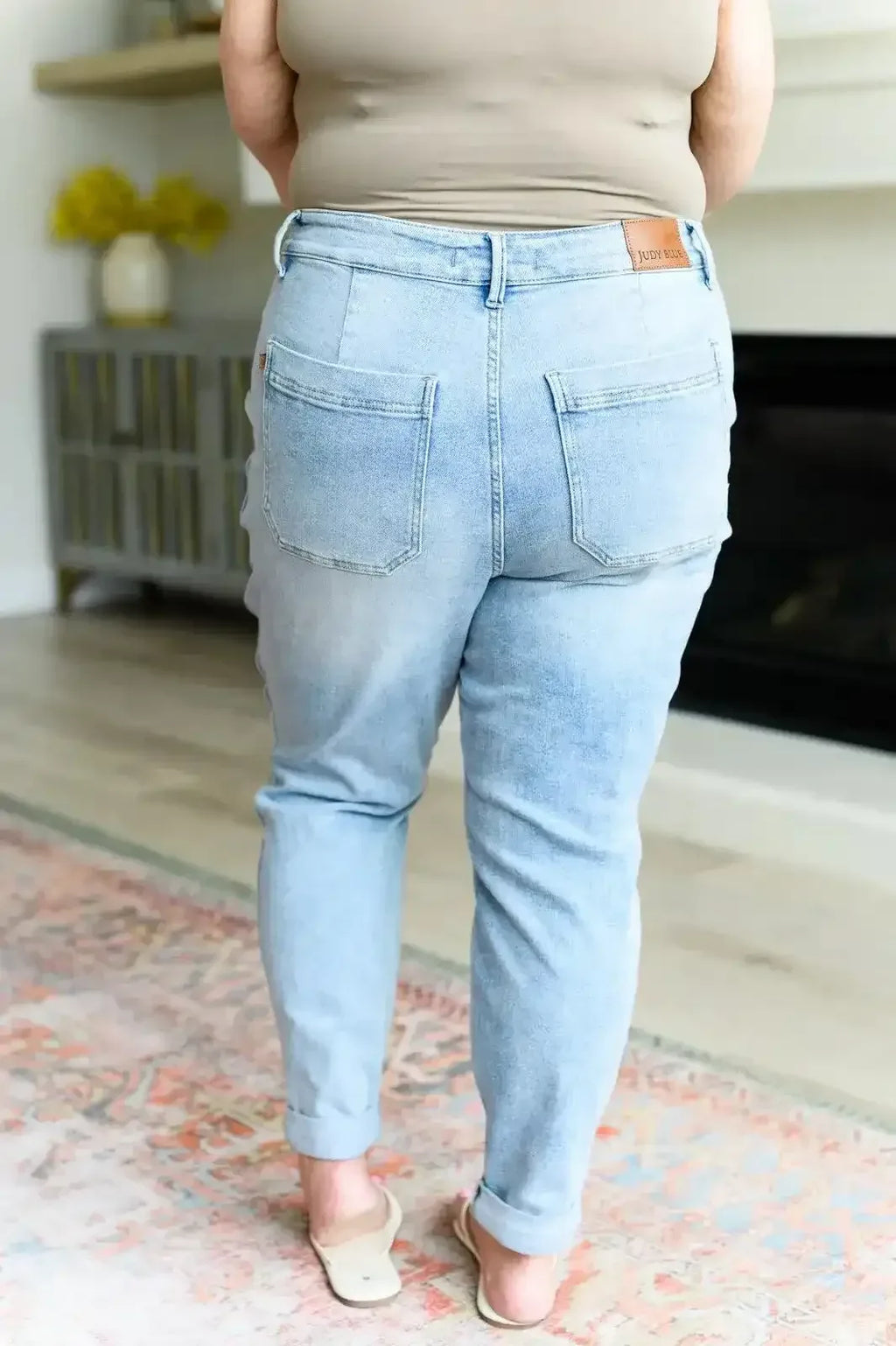 Judy Blue Denim Cooper High Rise Vintage Denim Jogger - Whatever You Like Shop
