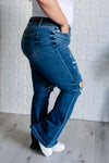 Judy Blue Denim Gabriella Mid Rise Distressed Button Fly Flare - Whatever You Like Shop