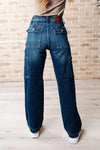 Judy Blue Denim Leila High Rise Cargo Straight Jeans - Whatever You Like Shop