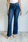 Judy Blue Denim Mavis High Rise Side Seam Detail Flare Jeans - Whatever You Like Shop