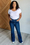 Judy Blue Denim Mavis High Rise Side Seam Detail Flare Jeans - Whatever You Like Shop