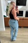 Judy Blue Denim Mildred High Rise V Front Waistband Straight Jeans - Whatever You Like Shop