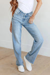 Judy Blue Denim Mildred High Rise V Front Waistband Straight Jeans - Whatever You Like Shop