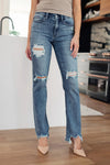 Judy Blue Denim O'Hara Destroyed Straight Jeans - Whatever You Like Shop