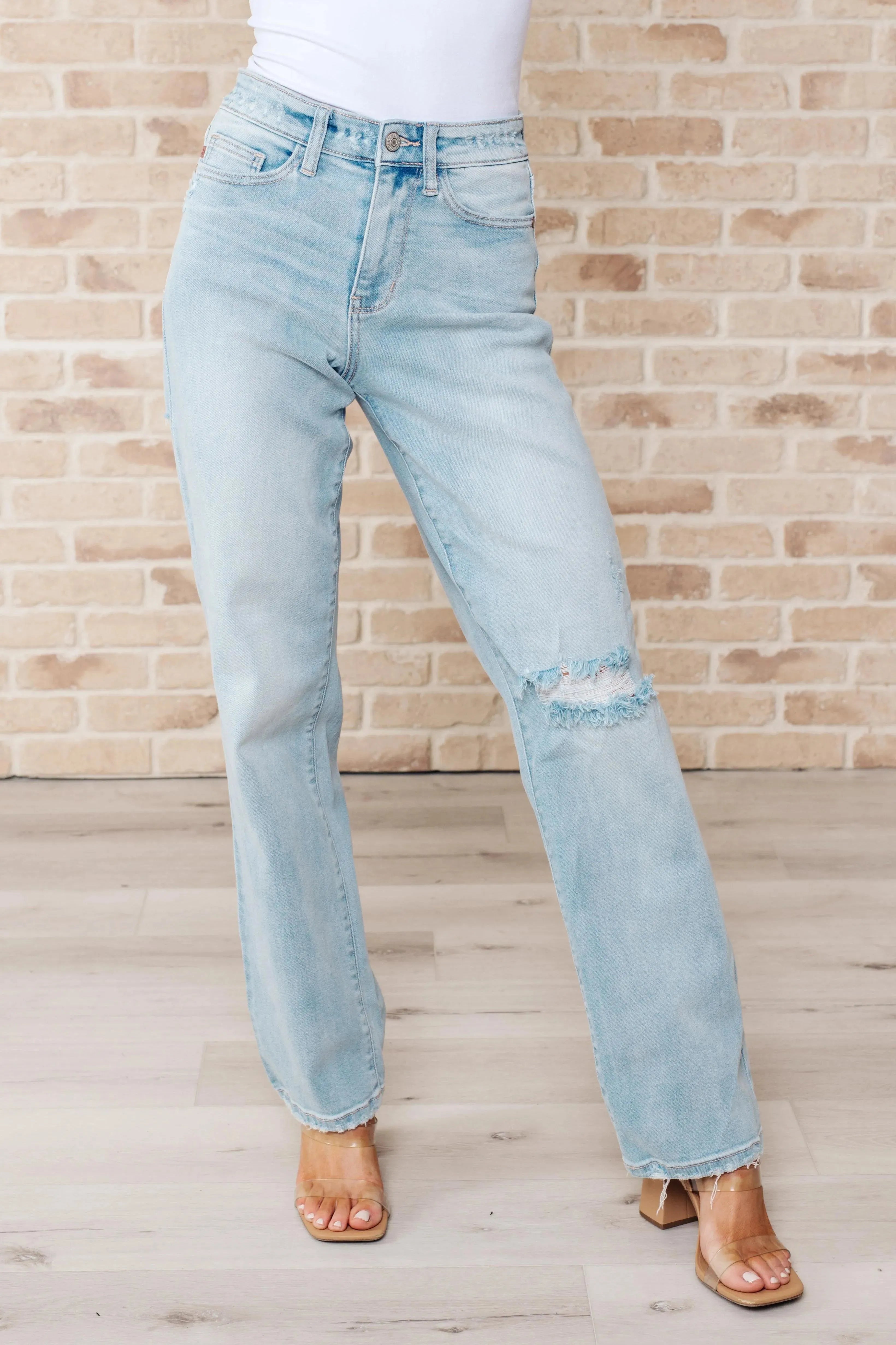 Judy Blue Denim Parker High Rise 90's Straight Jeans - Whatever You Like Shop