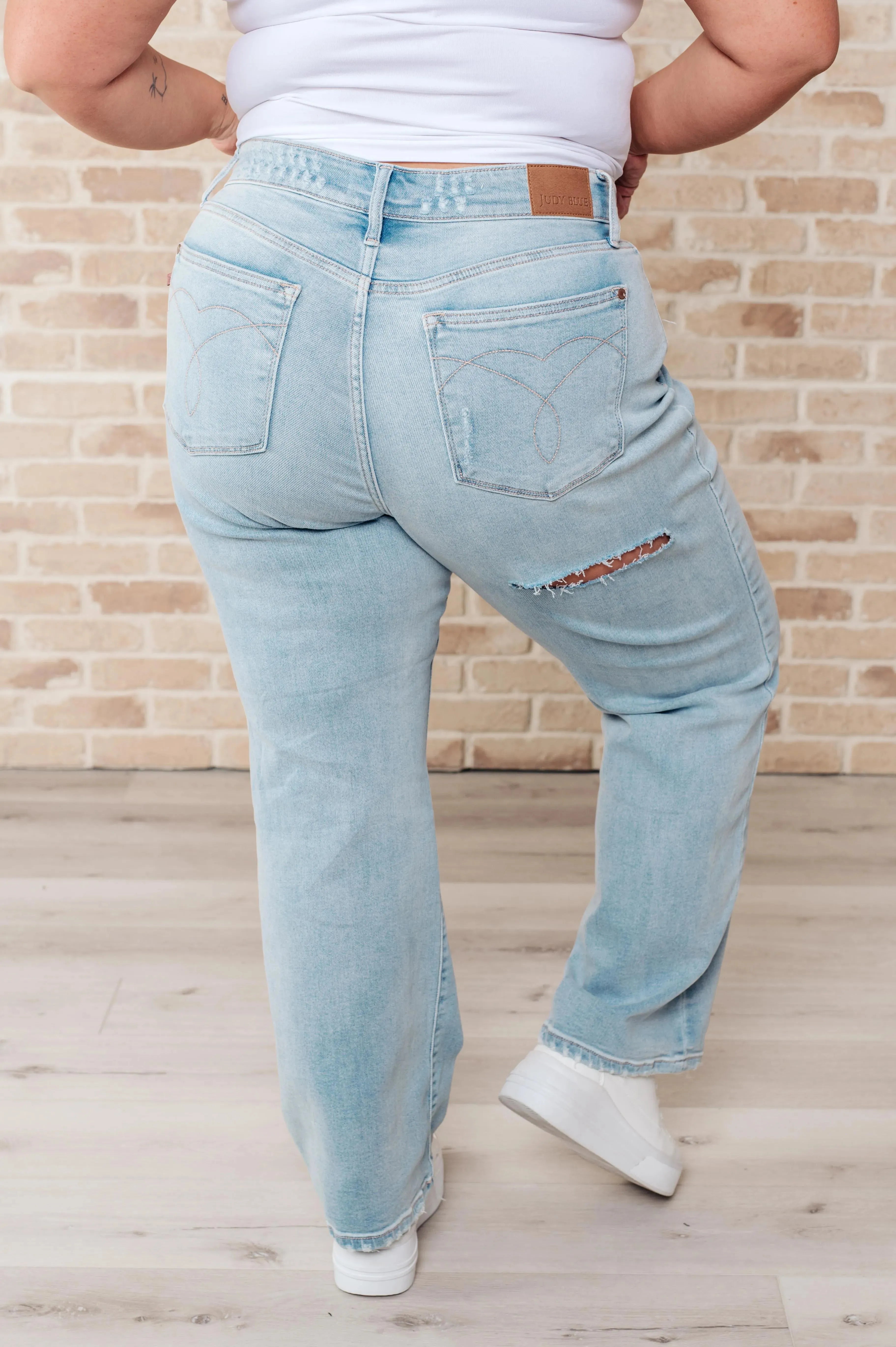 Judy Blue Denim Parker High Rise 90's Straight Jeans - Whatever You Like Shop