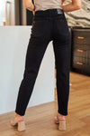 Judy Blue Denim Reese Rhinestone Slim Fit Jeans in Black - Whatever You Like Shop