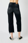 Judy Blue Denim Ryan High Rise Button Fly Wide Leg Crop Jeans - Whatever You Like Shop