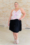 Just a Flirt Pleated Skirt in Black - Whatever You Like Shop