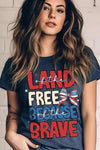 Land Of The Free T-Shirt - Whatever You Like Shop