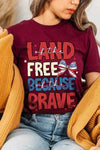 Land Of The Free T-Shirt - Whatever You Like Shop