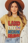 Land Of The Free T-Shirt - Whatever You Like Shop