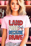 Land Of The Free T-Shirt - Whatever You Like Shop