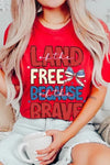 Land Of The Free T-Shirt - Whatever You Like Shop