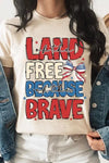 Land Of The Free T-Shirt - Whatever You Like Shop