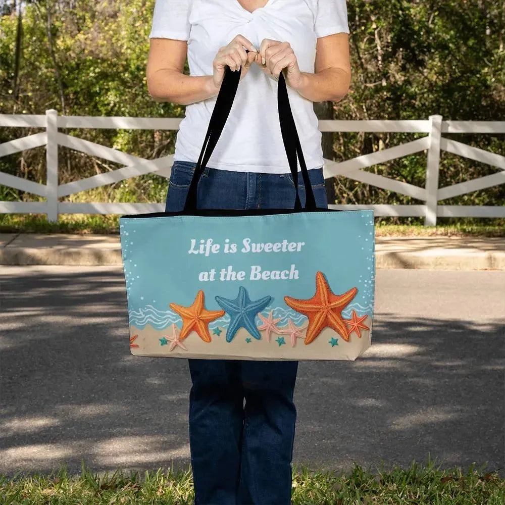 Life is Sweeter at the Beach Weekender Tote - Whatever You Like Shop