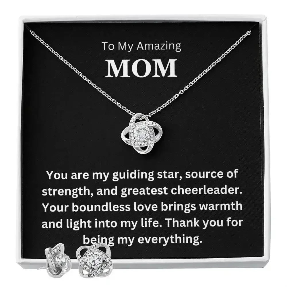 My Amazing Mom | Love Knot Necklace Set - Whatever You Like Shop