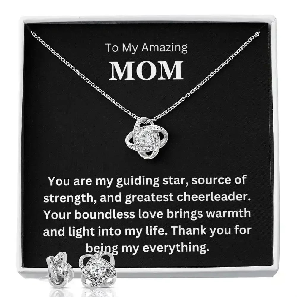 My Amazing Mom | Love Knot Necklace Set - Whatever You Like Shop