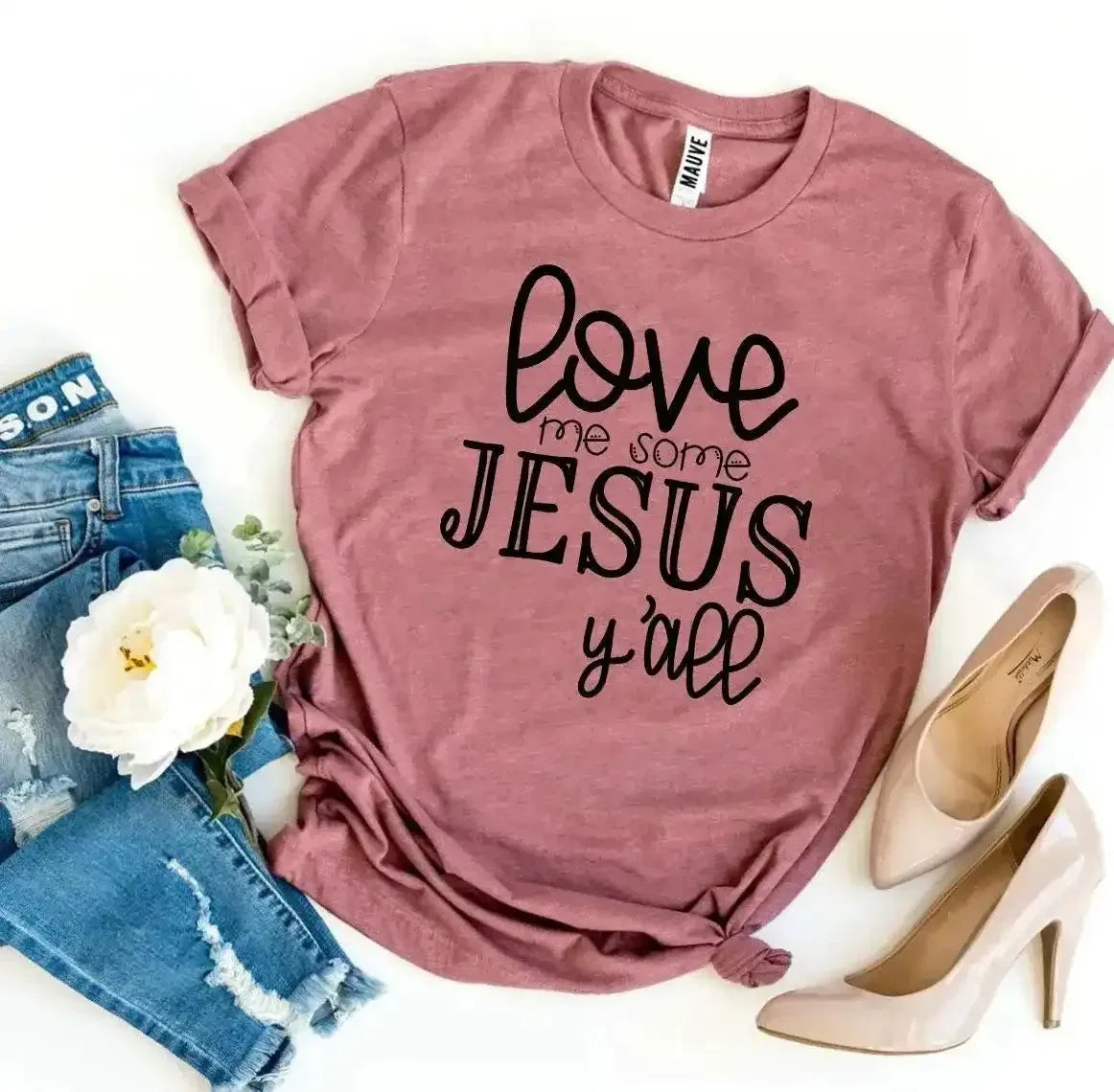 Love Me Some Jesus T-Shirt - Whatever You Like Shop