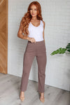 Magic Straight Pants-Dark Mocha - Whatever You Like Shop