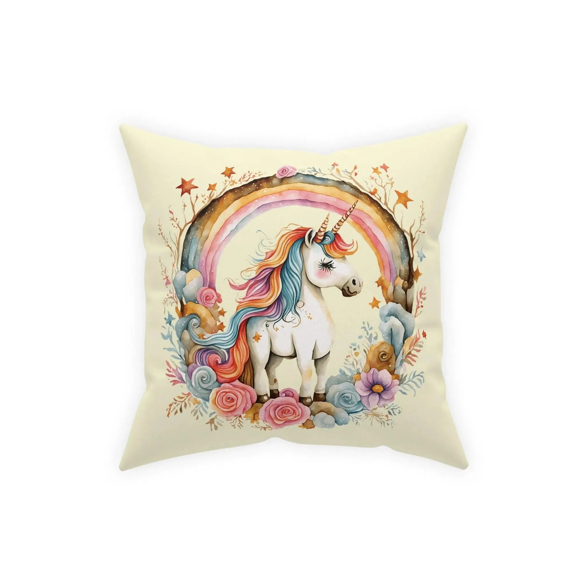 Magical Unicorn Broadcloth Pillow Fast Shipping from the USA - Whatever You Like Shop