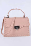 Matte Finish Studded Convertible Jelly Bag - Whatever You Like Shop