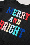 Merry and Bright Quilted Sweatshirt - Whatever You Like Shop